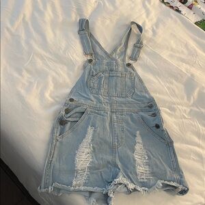 Light Denim Overalls